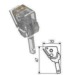 Механізм повороту горизонтальних жалюзі прозорий Польща