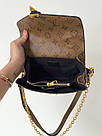 Жіноча сумка Луї Віттон коричнева Louis Vuitton Brown Metis, фото 3