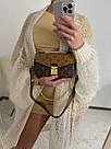 Жіноча сумка Луї Віттон коричнева Louis Vuitton Brown Metis, фото 7