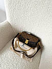 Жіноча сумка Луї Віттон коричнева Louis Vuitton Brown Metis, фото 8