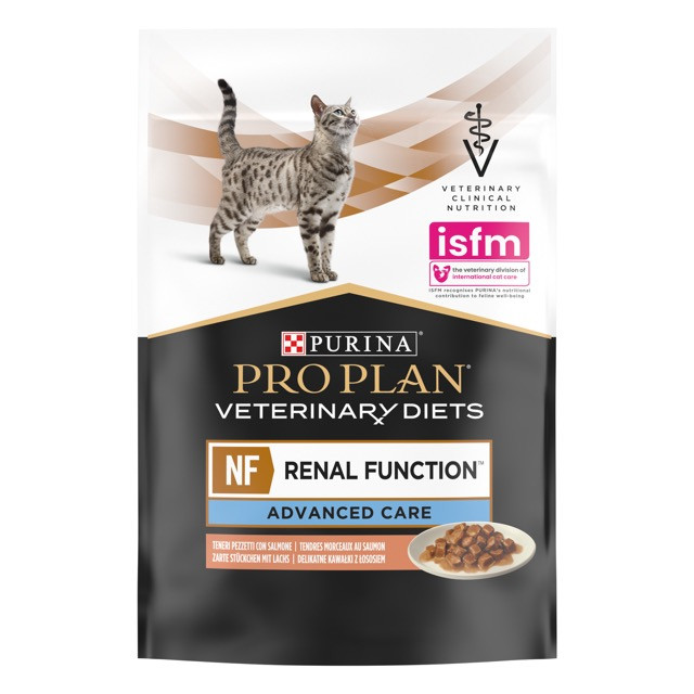 ProPlan CAT Pouch VD NF Renal Function Advanced Care Salmon для котів, хронічна хвороба нирок 85г, фото 1