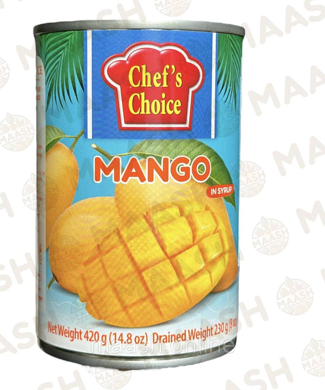 Манго слайси в сиропі Chef's Choice, 420г г