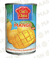 Манго слайси в сиропі Chef's Choice, 420г г