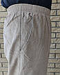 Штани вельветові чоловічі, пояс на гумці, є великі розміри FASHION, фото 8