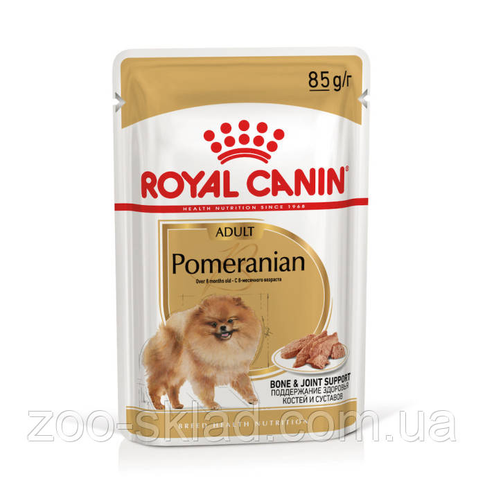 Royal Canin Pomeranian Adult вологий корм для собак породи шпіц 85г