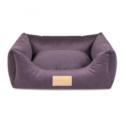 Лежак Pet Fashion Molly фіолетовий для собак та котів 52х40х17см PR242133 Pet Feshion