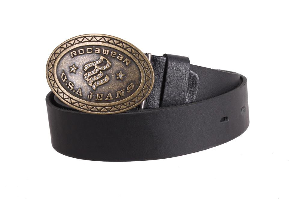 Жіночий ремінь з натуральної шкіри blx90363 чорний, фото 1