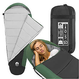 Спальний мішок (спальник) кокон Mountain Goat Pro+ MG0016 0...+10 °C R Black/Olive orig3318