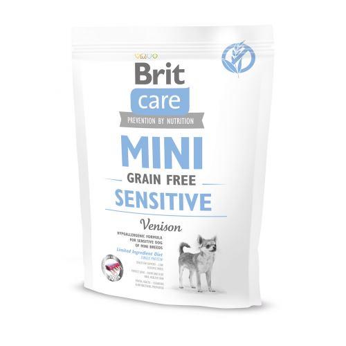 Brit Care DOG GF Mini Sensitive Venision для собак мініатюрних порід з чутливим травленням, з олениною 0,4кг
