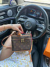 Жіноча сумка Луї Віттон коричнева Louis Vuitton Brown, фото 7