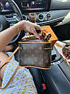 Жіноча сумка Луї Віттон коричнева Louis Vuitton Brown, фото 8