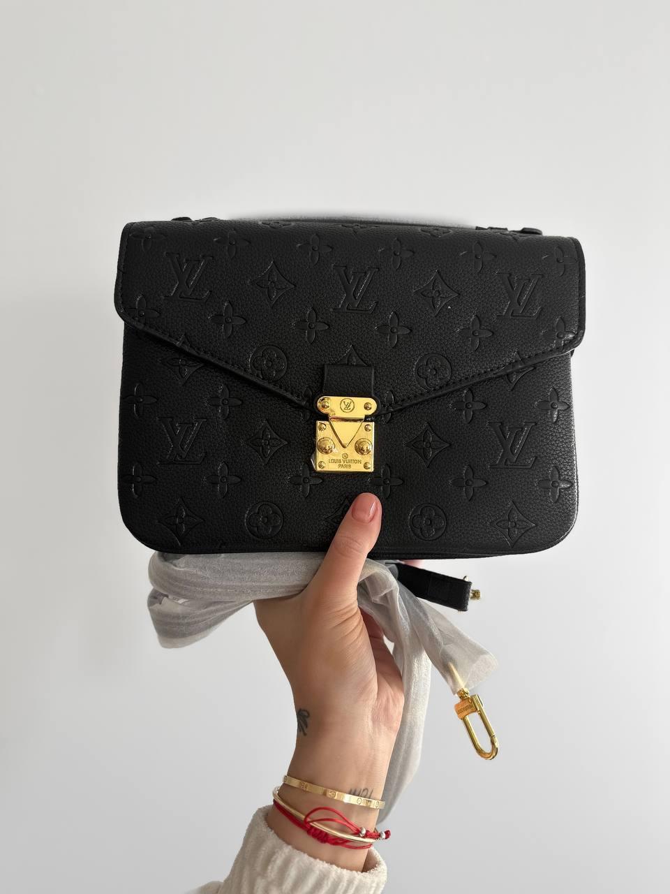 Жіноча сумка Луї Віттон чорна Louis Vuitton Black, фото 1