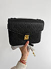 Жіноча сумка Луї Віттон чорна Louis Vuitton Black, фото 7