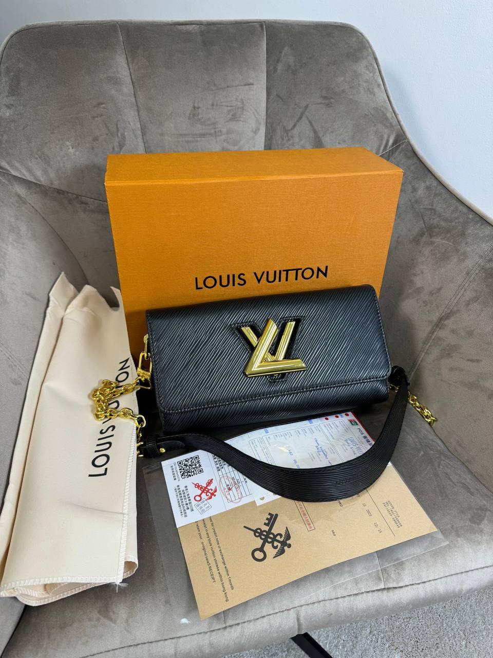 Жіноча сумка Луї Віттон чорна Louis Vuitton Black, фото 1