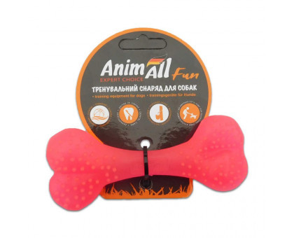 AnimAll Fun іграшка кістка коралова 12см 110581, фото 1