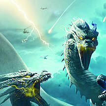 Плакат "Годзілла та кайдзю Гідора, Godzilla 2 (2019)", 60×43см, фото 3