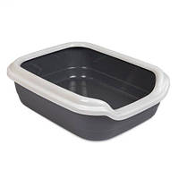 Туалет для котів Comfort M сірий 41х30х13,5см PR241699