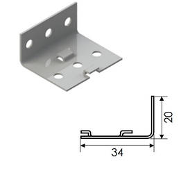 Кріплення держак кронштейн горизонтальних жалюзі білий