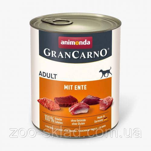Animonda DOG GranCarno Adult with Duck консерва для собак з качкою 800г AM-82804