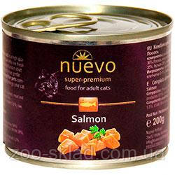 Nuevo CAT Can Adult Salmon вологий корм для котів з лососем 200г 595134
