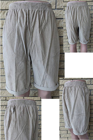 Бриджі, шорти вельветові чоловічі, пояс на гумці, є великі розміри FASHION, фото 1