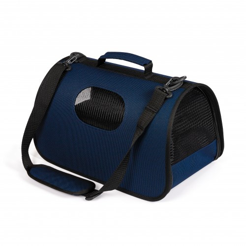 Сумка-переноска Pet Fashion Vesta синя для собак та котів 38х22х22см, фото 1