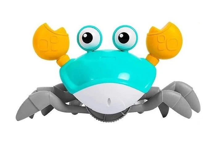 Музичний дитячий повзальний краб Deejoy з підсвіткою, USB