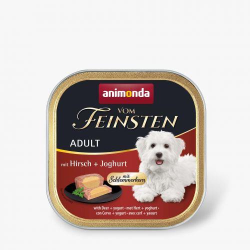 Animonda DOG Vom Feinsten Adult with Deer yogurt консерва для собак з олениною і йогуртом 150г