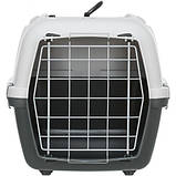 Переноска Trixie Capri 3 Open Top сіра для тварин до 12кг 40х38х61см, фото 4