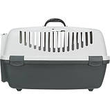 Переноска Trixie Capri 3 Open Top сіра для тварин до 12кг 40х38х61см, фото 5