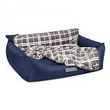 Лежак Pet Fashion Prime синій для собак 66x52x24см PR241757 Pet Feshion, фото 4
