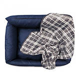 Лежак Pet Fashion Prime синій для собак 66x52x24см PR241757 Pet Feshion, фото 9