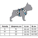 Шлея H-подібна WAUDOG Nylon Кавун з QR-паспортом, пластиковий фастекс М 20мм, фото 4