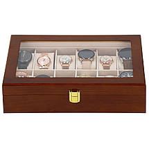 Скринька (органайзер) для зберігання годинника Springos 31.5 x 20 x 8 см HA1069 Poland, фото 3