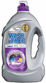 Гель для прання 5л Універсальний жасмин та лаванда з марсельським милом Wash&Free