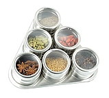 Набір для спецій Edenberg EB-3499 на 6 шт ємностей + магнітна підставка, фото 2