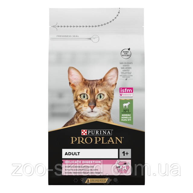 ProPlan CAT Adult 1+ Delicate Digestion Lamb для котів з чутливим травленням 10кг 12525559
