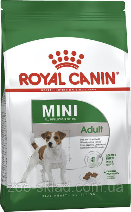 Royal Canin DOG Mini Adult для дорослих собак дрібних порід 0,8кг