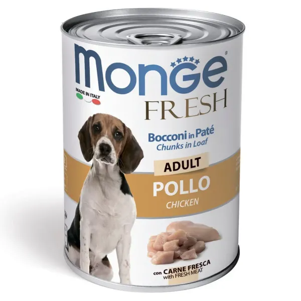 Monge Dog Wet FRESH вологий корм для собак з курки 400г, фото 1