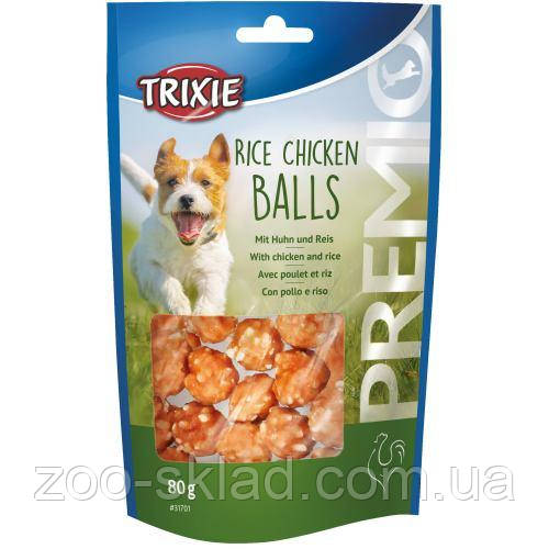 Ласощі Trixie Premio Rice Chicken Balls для собак, з рисом та куркою 80г
