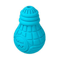 Іграшка для собак Лампочка резинова GiGwi Bulb Rubber, гума, S, блакитна 2336 GIGwi