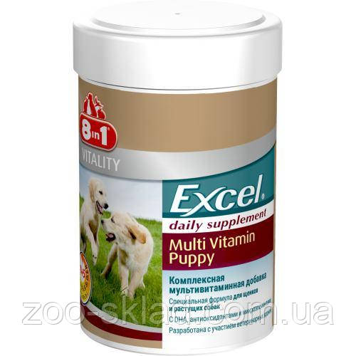 Вітаміни Excel Multi Vitamin Puppy мультивітамін для цуценят та молодих собак уп.100шт