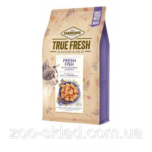 Carnilove True Fresh CAT Fish для для дорослих котів з рибою 340г