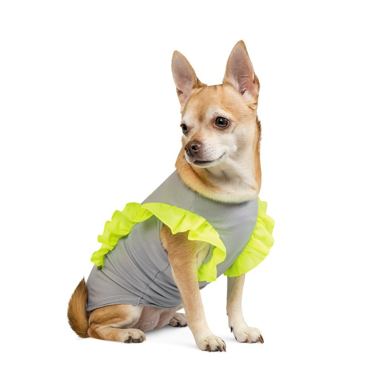 Футболка для собак Pet Fashion Sunkissed, сіра, розмір S