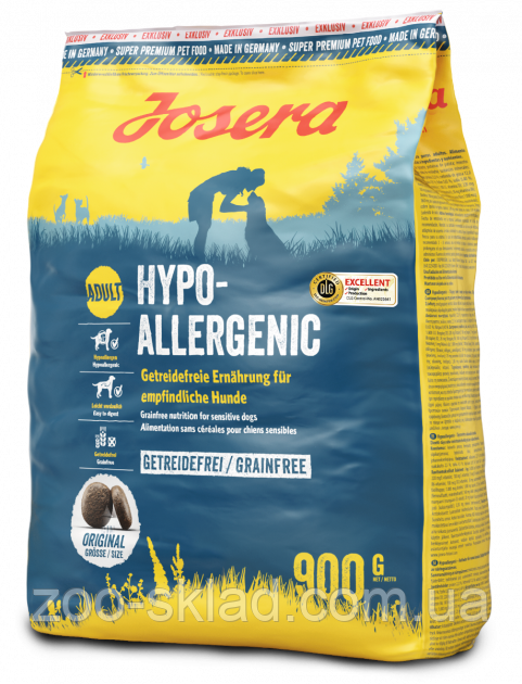 Josera Dog Hypoallergenic дієтичний сухий корм для зниження харчової нестерпності 0,9 кг