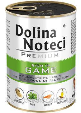 Dolina Noteci Premium DOG Can Game вологий корм для собак з дичиною 400г 301288