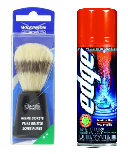 Помазок для гоління Wilkinson Sword + Гель для гоління Wilkinson Sword EDGE
