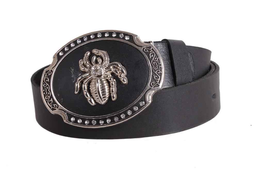 Жіночий ремінь з натуральної шкіри blx90369 чорний, фото 1