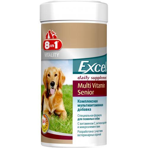 Excel Multi Vitamin Senior мультівітаміни для літніх собак 70шт, фото 1