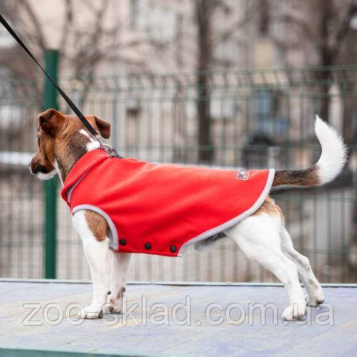 Жилет Pet Fashion «Fleecy» для собак розмір XS червоно-сірий Pet Feshion